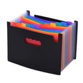 thumbnail image 4 of Graflsoa 12-Layer Multicolor Accordion File Folder, A4 PP Material, Office & Student Document Organizer, Compact 33x23.5x2cm Design, Includes Label Cards, 4 of 7