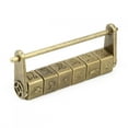 thumbnail image 1 of Fyydes Zodiac Lock,Classical Antique Zinc Chinese Characters Zodiac Password Lock Craft Decoration, 1 of 11