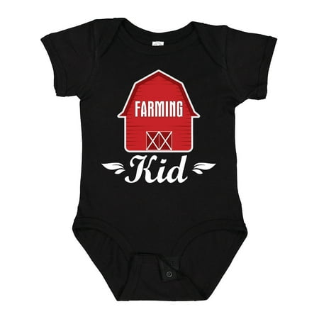 

Inktastic Farming Kid Barn Boys or Girls Baby Bodysuit