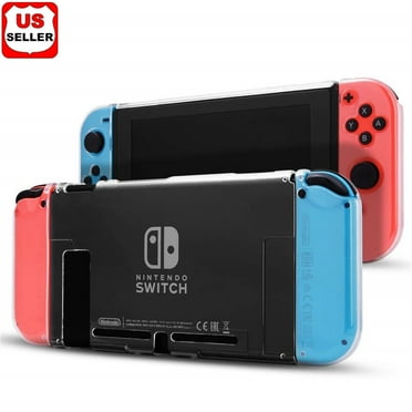 For Nintendo Switch Anti-Scratch 3-Part Design Protective Clear Hard Case Cover