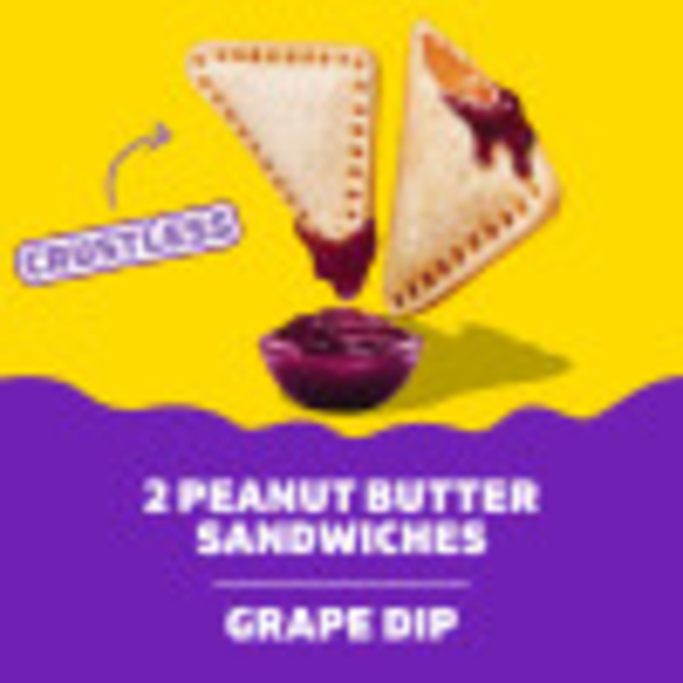 Lunchables PB&J Peanut Butter Sandwich & Grape Dip, 2.27 oz Pack