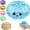Blue, variant on Sugar Dumpling Squishy,Viral Bao Bun Squishy Dumling Box,Colorful Dumplings Stress Relief Fidget Squeeze Toys for Holiday & Birthday Gifts