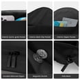 thumbnail image 4 of Bolsa de gimnasio MEXS Mini Tote impermeable para mujer, color negro, 4 of 6