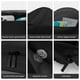 thumbnail image 4 of Bolsa de gimnasio MEXS Mini Tote impermeable para mujer, color negro, 4 of 6