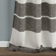 thumbnail image 4 of Lush Decor Textured Stripe Sheer Window Panels - Beige - 84 x 38, 4 of 11