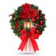 thumbnail image 2 of Billuyoard Feliz Navidad Guirnalda Decoración Ramas de luz Planta Conos de pino Guirnalda Puerta Colgante Adorno Festival Decoración de la boda Kits de decoración para fiestas Billuyoard HA009979-00, 2 of 6