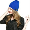thumbnail image 3 of Bluetooth Music Knit Beanie Hat Wireless Smart Cap Headset Headphone Speaker, 3 of 4