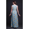 thumbnail image 2 of Bimba Floral Printed Women Sleeveless Gown Chic Style Long MaxiÂ&nbsp;Dress-Small, 2 of 5