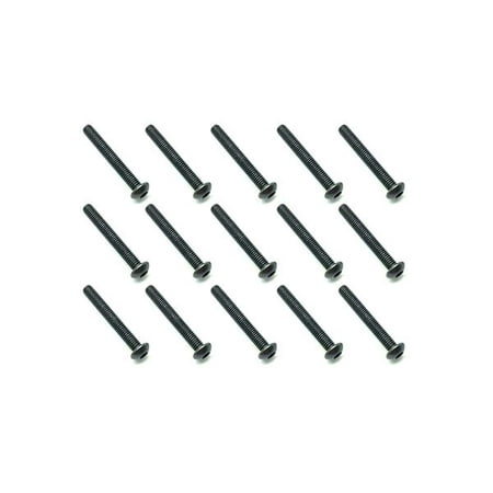 

Integy RC Toy Model Hop-ups SQ-NST-322 Square R/C M3 x 22mm Black Steel Button Head Hex Screws (15 pcs.)