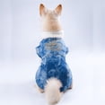 thumbnail image 3 of Greeniant Ropa para mascotas Abrigo de algodón engrosado Ropa para mascotas Chaquetas de disfraces pequeños Elegante decoración hermosa para el Ropa para mascotas Azul L Greeniant PT000684-04, 3 of 6