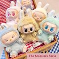 thumbnail image 3 of Bonita caja de juguetes Labubu The Monsters, macarrón emocionante, cajas misteriosas con cara de vinilo, llavero Mokoko para regalos de cumpleaños y Navidad, 3 of 5