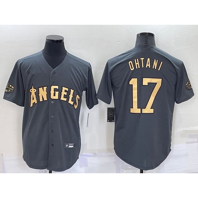 All-Star Baseball Jersey Angels 17#Ohtanl27# Elite Edition Fan Embroidered Baseball Jersey_h