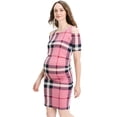 thumbnail image 2 of LaClef Women's Cold Shoulder Maternity Midi Dress, 2 of 6