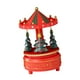 thumbnail image 5 of Caja de música decorativa con forma de carrusel navideño, mecanismo de cuerda, ligera y decorativa. Estilo D, 5 of 9