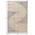 thumbnail image 3 of Casavani Handmade Blue Geometric Cotton Dhurrie Dining and Living Room Rug Floor Area Rug 12x15 feet, 3 of 7