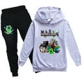thumbnail image 1 of MINECRAFT MC Garçons Filles Ensemble Décontracté Chandail à Capuchon et Pantalon de Jogging 2, Tenue de Sport pour Ados de 5 à 13 Ans, 1 of 2