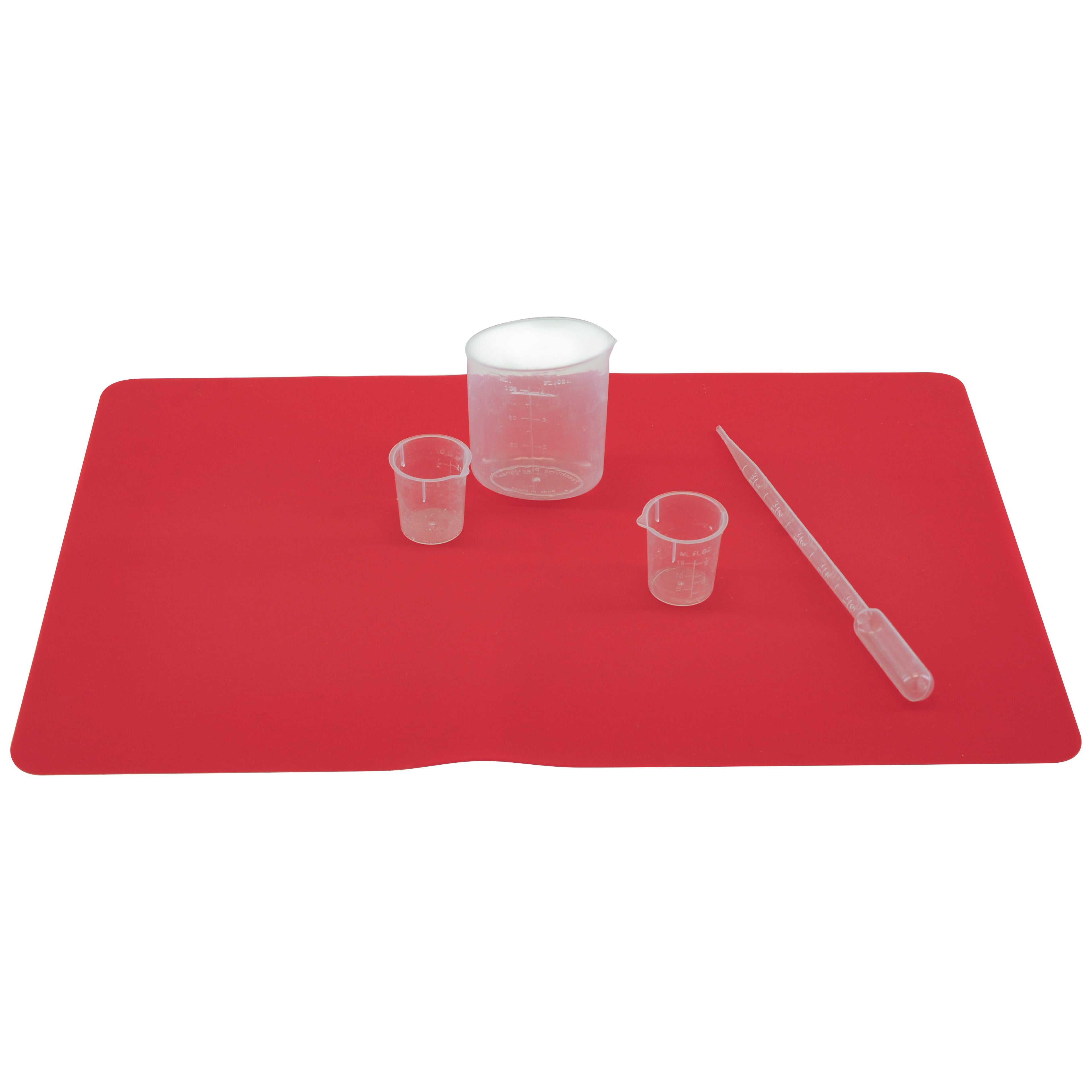 Craft Smart 11" x 17" Red Silicone Craft Mat - Nonstick, Heat-Resistant Surface for Resin & DIY Projects, Easy to Clean, 12 Pack