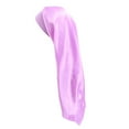 thumbnail image 2 of Dress Choice Women Long Satin Sleep Cap Large Soft Elastic Wide Band Silk Hat Night Sleeping hair Cap for Women Girls to Protect Hair, 2 of 8