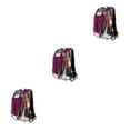 thumbnail image 4 of Ruiboury Sac d'Hydratation Sac à Dos de Vélo Randonnée Violet 26 x 23 x 46cm 3ensemble, 4 of 6