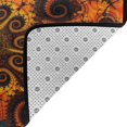 thumbnail image 2 of Fractal Orange Spiral Vortex Rugs Doormat, Non-Slip Machine Washable Carpets Floor Door Mat , 36" x 24", 2 of 6