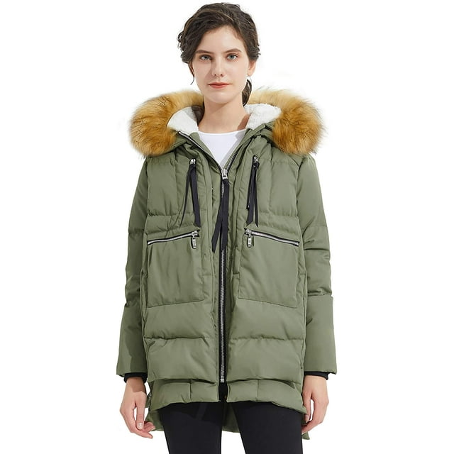 Orolay Women's Thickened Down Jacket Warm Winter Down Coat