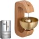 thumbnail image 5 of Timbre artesanal, timbre decorativo de madera con soporte magnético, timbre de entrada comercial para tiendas, apto para puertas, ventanas y refrigeradores., 5 of 5