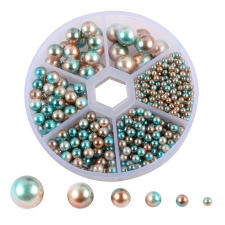 

1 Box of Ornament DIY Accessories Exquisite Fashion Glue on Embellishment for Hairband Craft Decoration