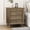 Light Brown, variant on Farmhouse Nightstands with 4 Drawer,Wood Storage End Table with Hidden Pull-Out Shelf, Large Side Table with 4 Solid Wood Feet and Metal Handle,Easy Assembly,Natural