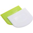 thumbnail image 2 of Cribun 2 Pieces Dough Scraper Bowl Scraper Food-safe Plastic Dough Cutter Flexible Plastic Scraper Practical Scraper Multipurpose Scrappers for Bread Dough Cake, 2 of 7
