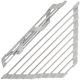thumbnail image 1 of Escurridor de fregadero de acero inoxidable, plegable, triangular, para almacenamiento de utensilios de cocina, 1 of 6