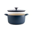 thumbnail image 4 of Tramontina Mesa 3.5 Qt Enameled Cast Iron Dutch Oven Blue, 4 of 9