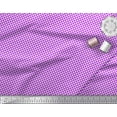 thumbnail image 3 of Soimoi Purple polyester Crepe Fabric Geometric Check Decor Fabric Printed Yard 52 Inch Wide, 3 of 3