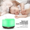 thumbnail image 3 of Marchred 300ML Essential Oil Diffuser with Remote Control,Ultrasonic Aromatherapy Air Diffuser Humidifier,Aroma Diffuser with 7 LED Color Changing Light for Large Room,Home (Dark Wood Grain), 3 of 6