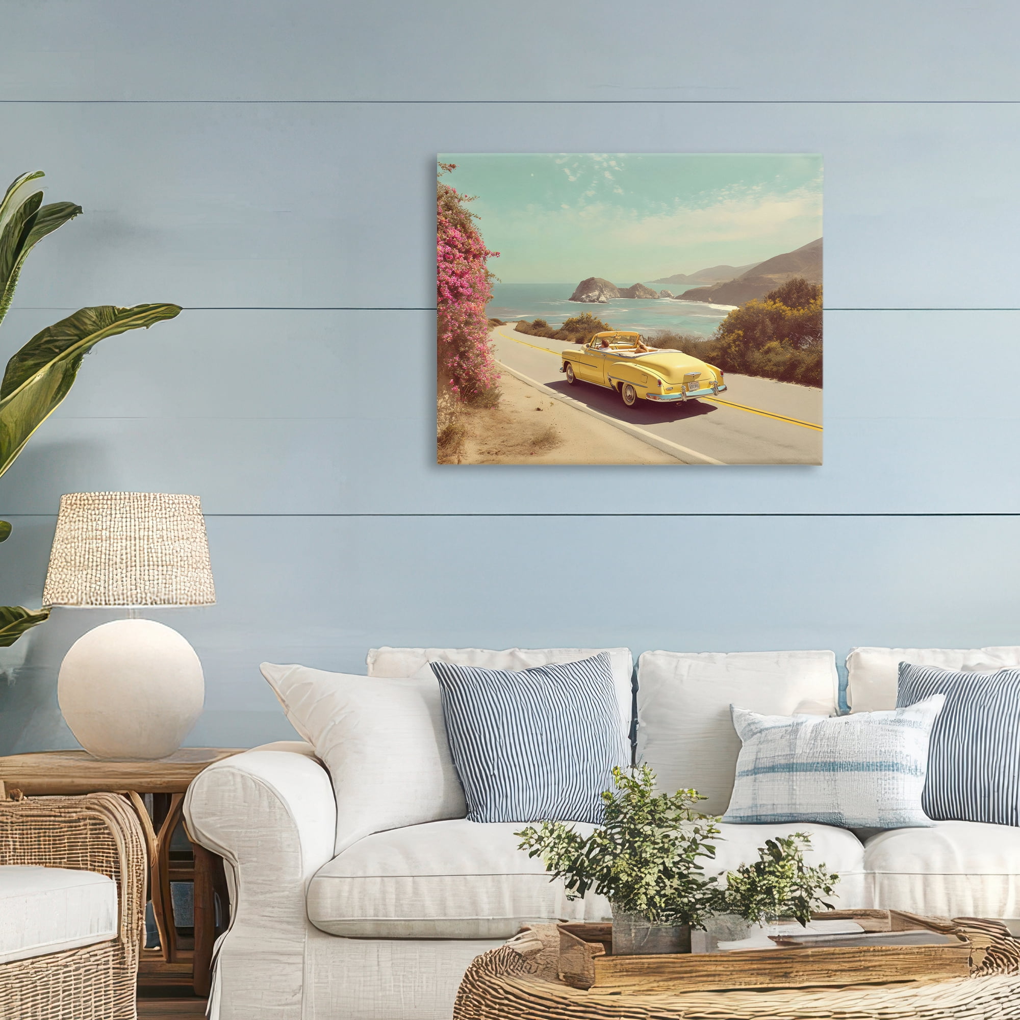 Stupell Industries Vintage Yellow Ride Canvas Wall Art, design by Franklyn Gregory