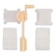 thumbnail image 5 of Organizador de hilo de punto de cruz de bordado de bobinas de seda plástica con bobinadora - 200 piezas con 200 piezas de bobinas Sunnimix Bobinas de lana enrolladoras, 5 of 8