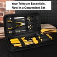 thumbnail image 3 of Dl-C1011e - 11 Pcs Electricians Tools Set Long Nose & Diagonal Cutting Pliers | Wire Stripper, Slotted Screwdriver Phillips Screwdriver Test Pencil Tool Kit | Durable Construction, 3 of 5