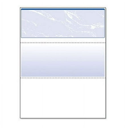DocuGard Security Business Checks, 11 Features, 8.5 x 11, Blue Marble Top, 500/Ream
