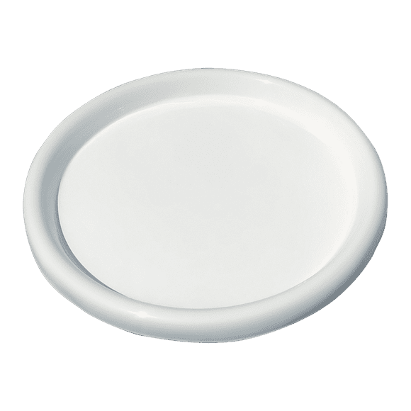 Plato Base de fibra de vidrio FibraFormas Redondo 43 Blanco