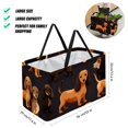 thumbnail image 2 of Dachshund Premium Oxford Cloth Shopping Bags: Reusable, Foldable, and Spacious - Ideal Laundry Basket, Picnic Basket, and Laundry Bag, 2 of 7