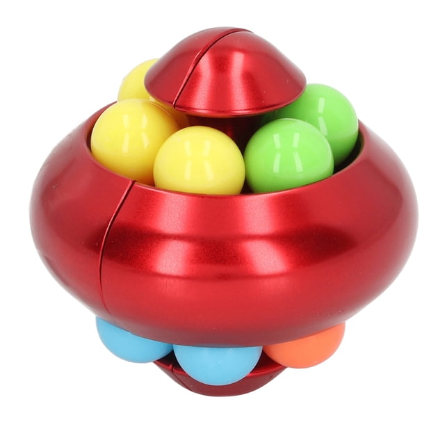 Rotating Ball Puzzle Toy, Stress Relief Puzzle Ball Mellow For Teenager For Office Red