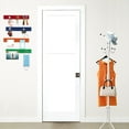 thumbnail image 7 of GoXteam 8 Pack Felt Pin Board Bar Strips - Self-Adhesive Lightweight Bulletin Board - Cork Board for Office with 40 Push Pins No Damage for Wall, Black White Gray, 7 of 7