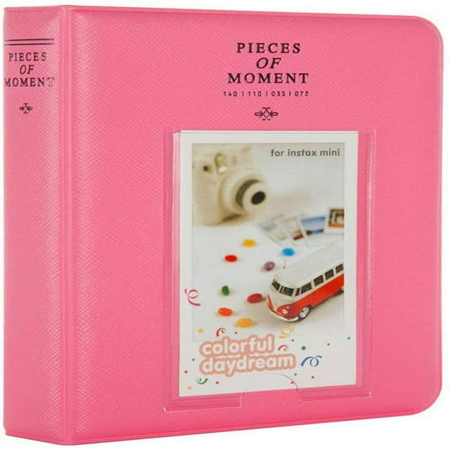 HLONK Fujifilm Instax Mini Photo Album. Polaroid Mini Pocketsize Album. 64 Pockets.