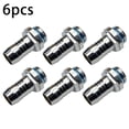 thumbnail image 1 of 6Pc Water Cooling Barb Fitting 2-Touch Fitting G1/4 Thread Hose Pagoda Connector, 1 of 9