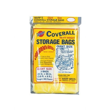 Warps CB-45 3-Count 45" x 96" Banana Bags Storage Bags