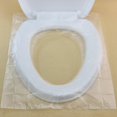 thumbnail image 3 of 50 Pcs Disposable Toilet Seat Portable Toilet Cushion Waterproof Toilet Mats, 3 of 4