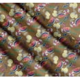 thumbnail image 3 of Soimoi Cotton Cambric Fabric Fruits,Swim Ring & Goggles Summer Designs Print Fabric by Yard 56 Inch Wide, 3 of 7