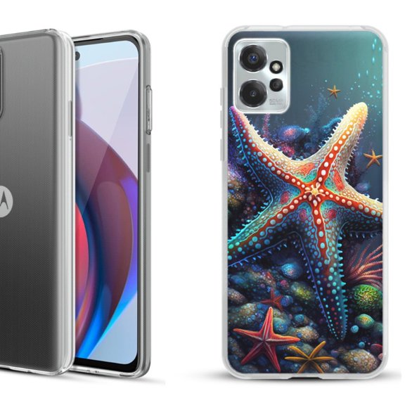 OneToughShield ® Compatible with Motorola Moto G Power 5G 2023 Fashion Phone Case - Starfish