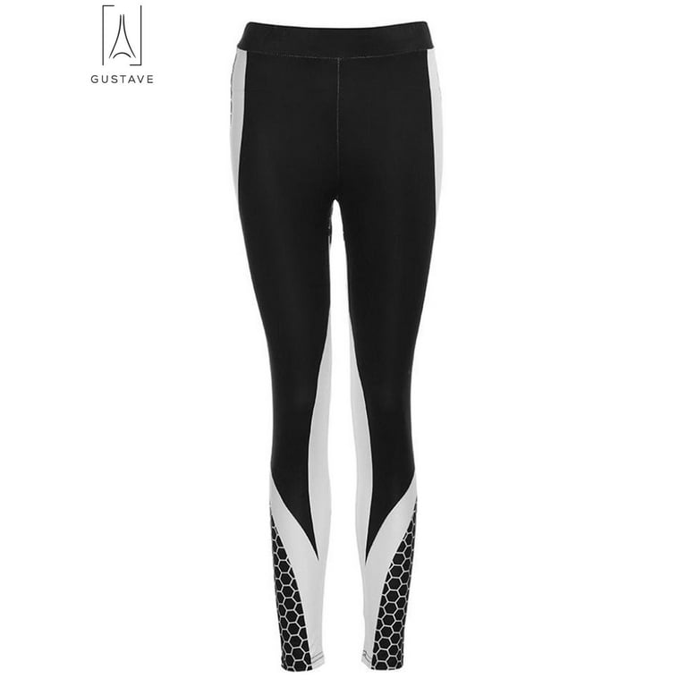 Women Leggings Printed Fitness Sporting Workout Legging Honeycomb Digital  Activewear Leggings Polyester Leggins S-XL