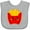 AC-Heather Grey, variant on Inktastic French Fries Funny Food Boys or Girls Baby Bib