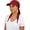 Wine Red-, variant on Women Muslim Headscarf Hat Pre Tied Hair Loss Turban Solid Color Chemo Baseball Cap Slouchy Bonnet Head Cover